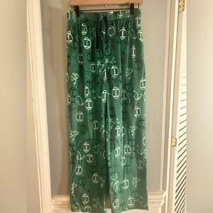 🏈 Weatherproof Football Print Pajama Pants – Size M
